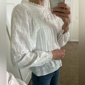 Embroidered ZARA blouse